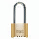 Long Shackle Combination Brass Padlock - 2