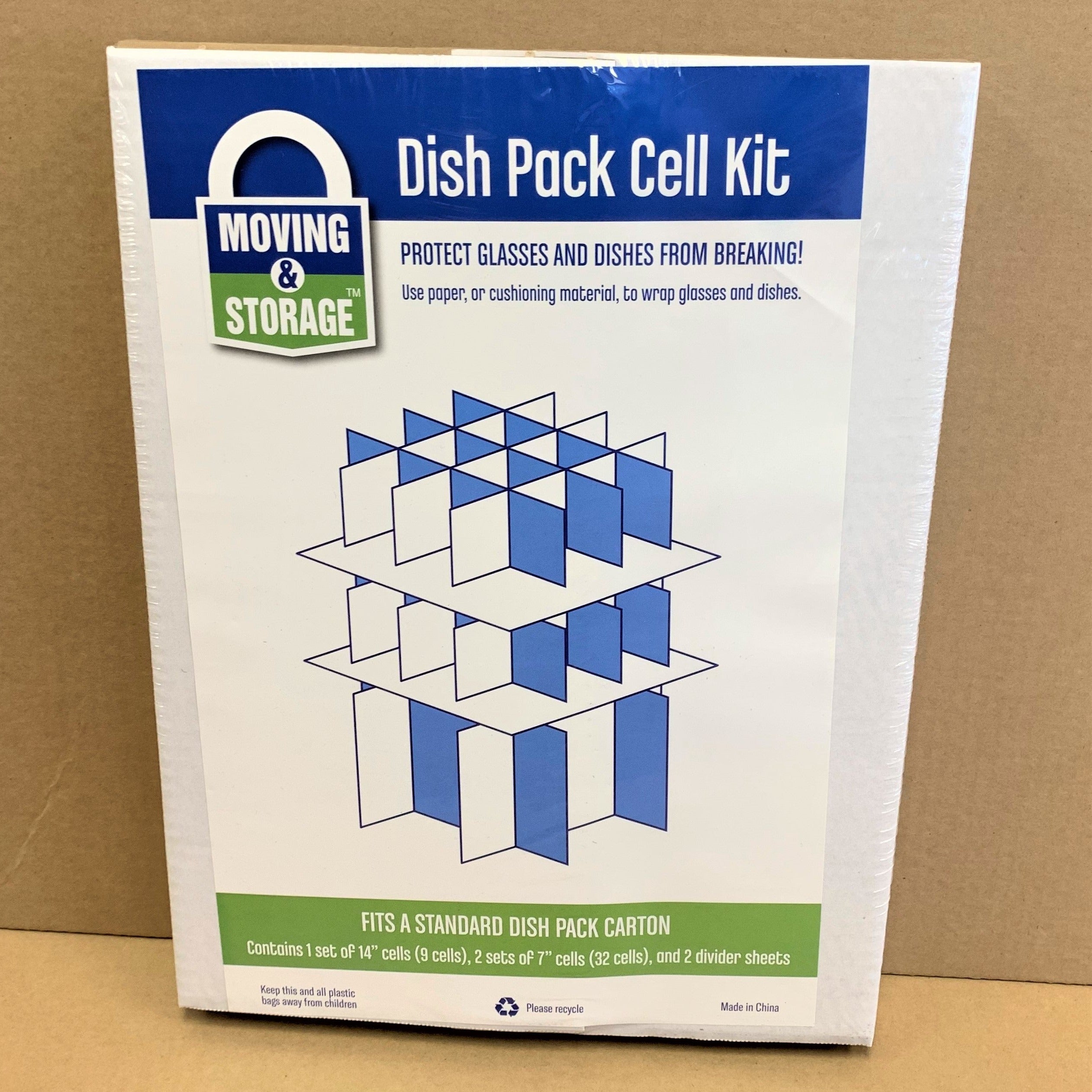Dish Pack Kit for Glass and Dishes