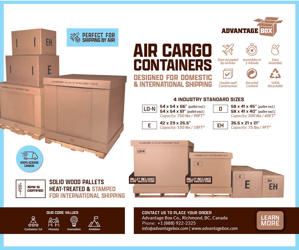 LDN Container (pallet included) Advantage Box Company Limited