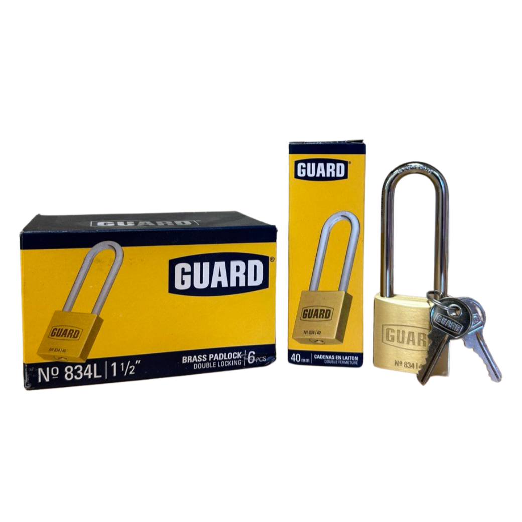 Long Shackle Brass Padlock - 1.5