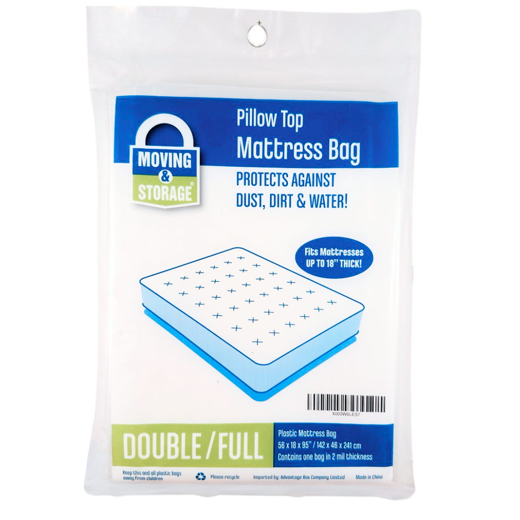 Double (Full) Mattress Bags - 2 mil