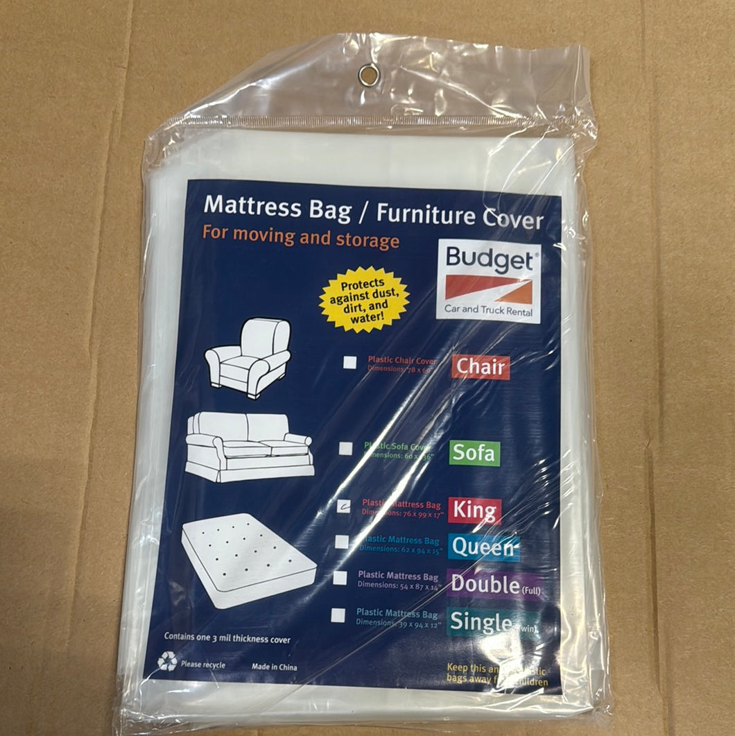 Custom Product King Mattress Bags - 3 mil - Budget