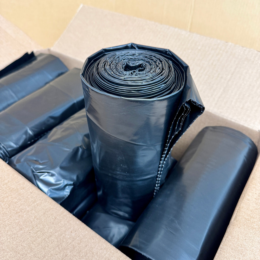 3 mil BLACK Contractor Grade Trash Bags 33 x 48