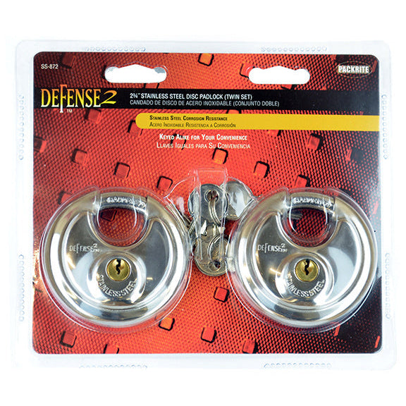 Dual Disc Lock - Keyed Alike – Advantage Box Company Limited