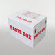 1.5 Cube Box PARTS  BOX / White