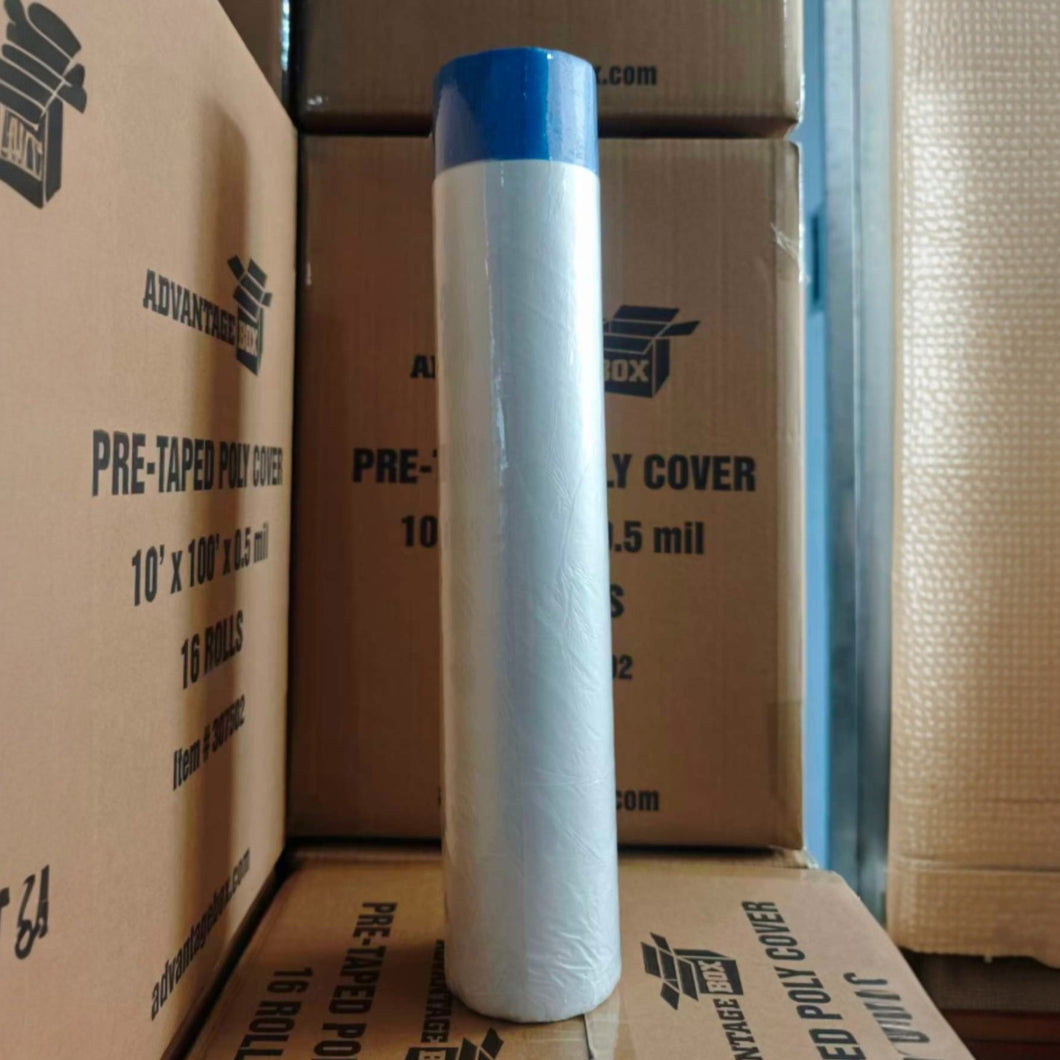 Pre-Taped Poly Cover (