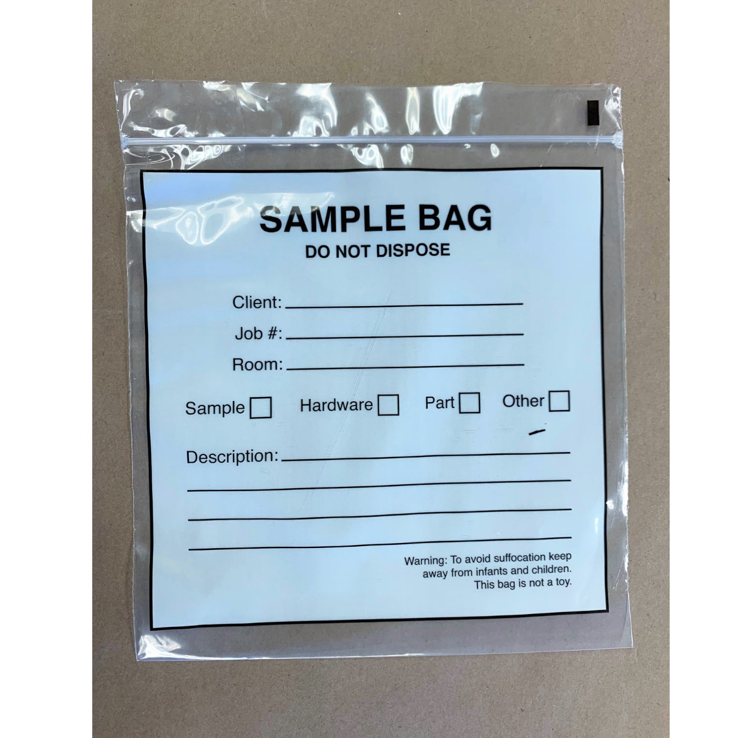 Sample Bag Example Plastic Bags – Advantage Box Company Limited