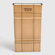 Single Wardrobe Box - Folded & Strapped BAR INCLUDED