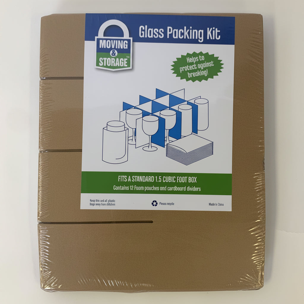 Glass Packing Form Glass Packing Kit (Fits 1.5 Cube Box) – Advantage Box Company Limited