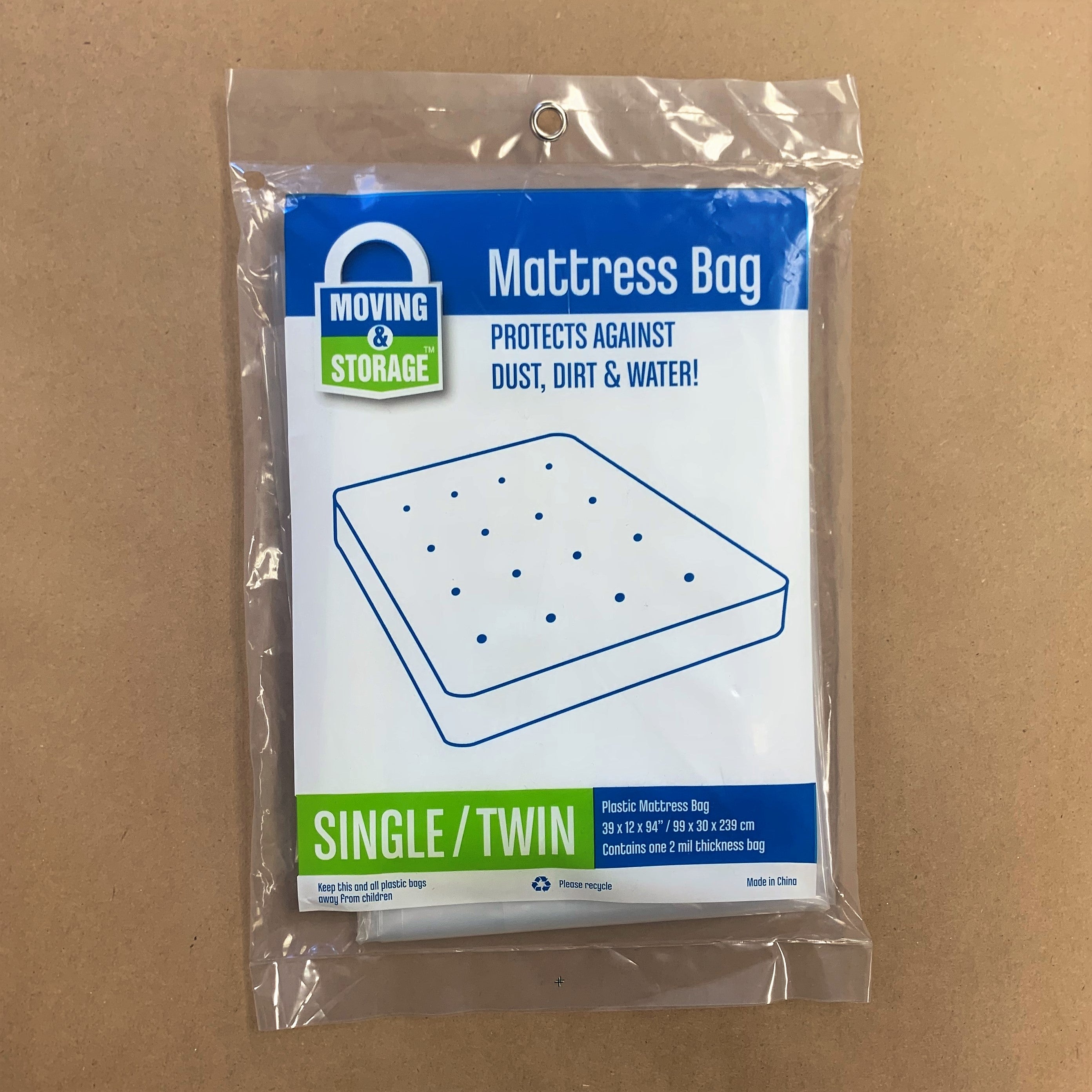 Single (Twin) Mattress Bag - 2 mil