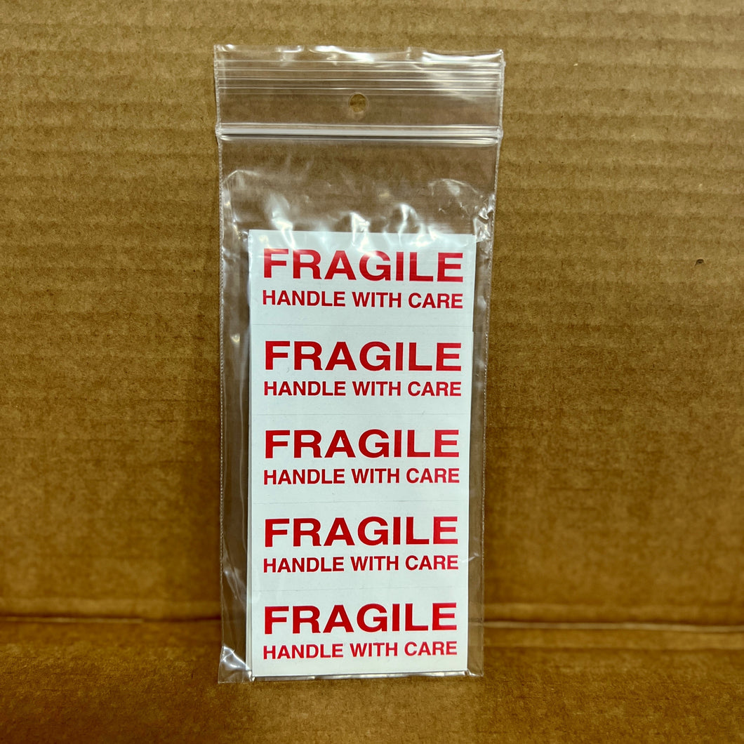 FRAGILE Labels - Retail pack